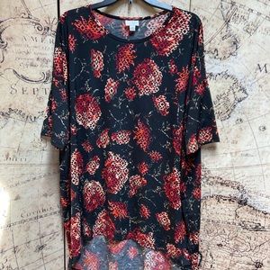 LuLaRoe Slinky XL Geometric Rose Pattern